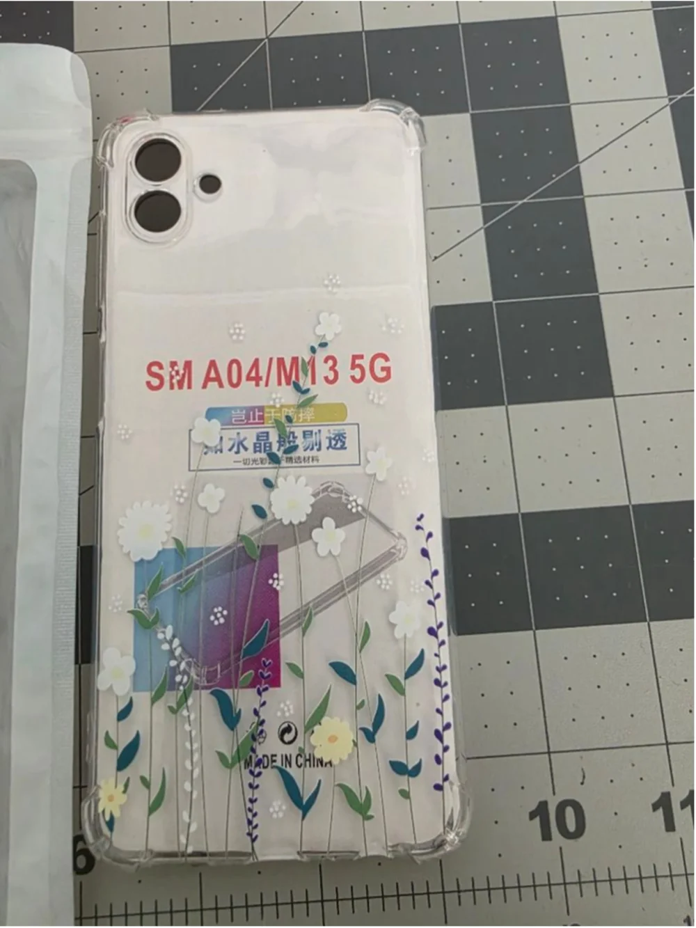 Clear‎ Floral Phone Case for Samsung SM A04/M13 5G